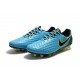 Chaussures De Football - Nike Magista Opus II FG - Bleu Volt Noir