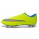 Chaussures De Foot Hommes - Nike Mercurial Vapor X FG - Jaune Bleu