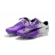 Nouveau Chaussures de Foot Nike Mercurial Vapor 11 FG Blanc Violet Noir