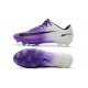 Nouveau Chaussures de Foot Nike Mercurial Vapor 11 FG Blanc Violet Noir