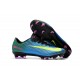 Chaussures de Foot Nike Mercurial Vapor XI FG Bleu Volt Rose