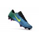 Chaussures de Foot Nike Mercurial Vapor XI FG Bleu Volt Rose