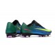 Chaussures de Foot Nike Mercurial Vapor XI FG Bleu Volt Rose