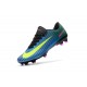Chaussures de Foot Nike Mercurial Vapor XI FG Bleu Volt Rose