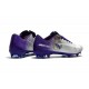 Nouveau Chaussures de Foot Nike Mercurial Vapor 11 FG Real Madrid Violet Blanc