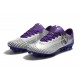 Nouveau Chaussures de Foot Nike Mercurial Vapor 11 FG Real Madrid Violet Blanc