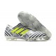 Crampons - Nouveau Adidas Nemeziz 17+ 360 Agility FG Blanc Jaune Noir