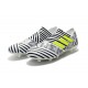 Crampons - Nouveau Adidas Nemeziz 17+ 360 Agility FG Blanc Jaune Noir