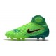 Chaussures de Foot Nike Magista Obra II FG Vert Noir