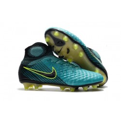 Chaussures de Football 2017 Nouveau Nike Magista Obra II FG Bleu Volt Noir