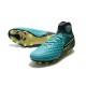 Chaussures de Football 2017 Nouveau Nike Magista Obra II FG Bleu Volt Noir