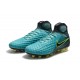 Chaussures de Football 2017 Nouveau Nike Magista Obra II FG Bleu Volt Noir