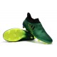 Adidas X 17+ Purespeed FG - Chaussures de Foot pour Hommes Vert Noir Volt