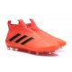 Nouvelles Crampons Foot Adidas Ace17+ Purecontrol FG/AG Orange Noir