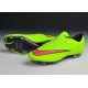 Chaussure de Football Nike Mercurial Vapor X Pas Cher Vert Rouge Noir