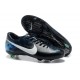 2015 Crampons Nike Mercurial Vapor 9 FG Pas Cher Galaxie Bleu Noir Blanc