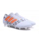 Crampons - Nouveau Adidas Nemeziz 17+ 360 Agility FG Blanc Orange Gris