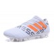 Crampons - Nouveau Adidas Nemeziz 17+ 360 Agility FG Blanc Orange Gris