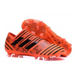 Crampons - Nouveau Adidas Nemeziz 17+ 360 Agility FG Orange Noir