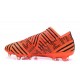 Crampons - Nouveau Adidas Nemeziz 17+ 360 Agility FG Orange Noir