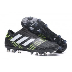 Crampons - Nouveau Adidas Nemeziz 17+ 360 Agility FG Noir Black Jaune