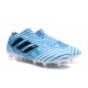 Crampons - Nouveau Adidas Nemeziz 17+ 360 Agility FG Blanc Legend Ink Bleu