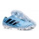 Crampons - Nouveau Adidas Nemeziz 17+ 360 Agility FG Blanc Legend Ink Bleu