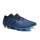 Crampons - Nouveau Adidas Nemeziz 17+ 360 Agility FG Bleu Noir