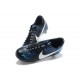 2015 Crampons Nike Mercurial Vapor 9 FG Pas Cher Galaxie Bleu Noir Blanc