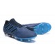 Crampons - Nouveau Adidas Nemeziz 17+ 360 Agility FG Bleu Noir