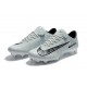Nouveau Chaussures de Foot Nike Mercurial Vapor 11 FG CR7 Gris Noir Blanc
