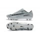 Nouveau Chaussures de Foot Nike Mercurial Vapor 11 FG CR7 Gris Noir Blanc