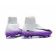 2017 Chaussures de Football Nike Mercurial Superfly V FG - Noir Blanc Violet