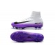2017 Chaussures de Football Nike Mercurial Superfly V FG - Noir Blanc Violet