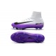 2017 Chaussures de Football Nike Mercurial Superfly V FG - Noir Blanc Violet