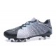 Nouveau Nike Crampons Hypervenom Phantom III FG Gris Noir