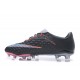 Nouveau Nike Crampons Hypervenom Phantom III FG Noir Gris Rose