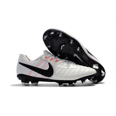 Nike Tiempo Legend VII FG - Chaussures de Football pour Hommes Blanc Noir