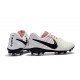 Nike Tiempo Legend VII FG - Chaussures de Football pour Hommes Blanc Noir