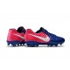 Nike Tiempo Legend VII FG - Chaussures de Football pour Hommes Bleu Rose