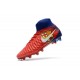 Chaussures de Foot Nike Magista Obra II FG Barcelona Rouge Bleu