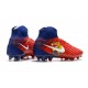 Chaussures de Foot Nike Magista Obra II FG Barcelona Rouge Bleu