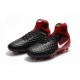 Crampons De Foot Nike Magista Obra 2 FG ACC Noir Blanc Hyper Crimson Clair Crimson