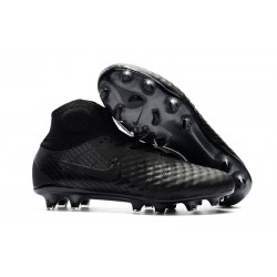 Chaussures de Football 2017 Nouveau Nike Magista Obra II FG Tout Noir