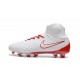 Chaussures de Football 2017 Nouveau Nike Magista Obra II FG Rouge Blanc