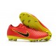 Nike Mercurial Vapor Flyknit Ultra FG - Crampons Nouveau Nike Rouge Jaune Noir