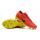 Nike Mercurial Vapor Flyknit Ultra FG - Crampons Nouveau Nike Rouge Jaune Noir