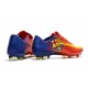 Nouveau Chaussures de Foot Nike Mercurial Vapor 11 FG Barcelona Rouge Bleu Jaune