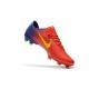 Nouveau Chaussures de Foot Nike Mercurial Vapor 11 FG Barcelona Rouge Bleu Jaune