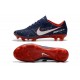 Nike Mercurial Vapor Flyknit Ultra FG - Crampons Nouveau Nike Bleu Rouge